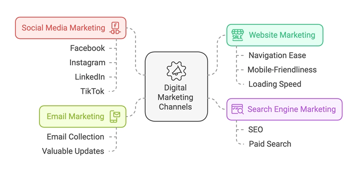 Comprehensive Digital Marketing Channels Overview