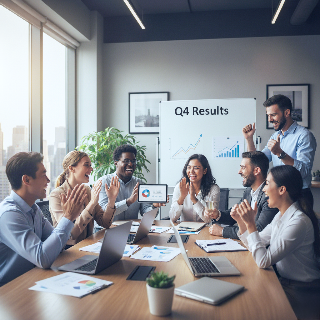 Professional working on a laptop